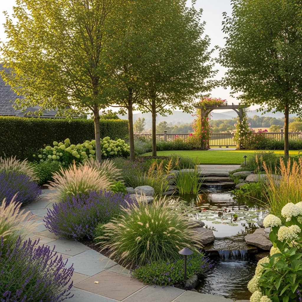 Maisemasuunnittelu esimerkki